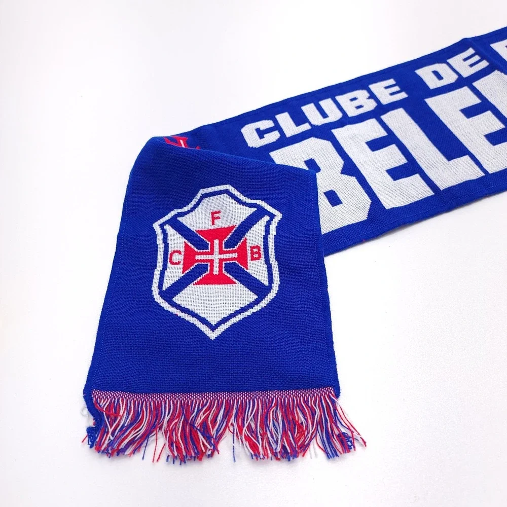 Scarf Club De Football Os Belenenses‎ Portuguese Blue Red White Soccer Euro